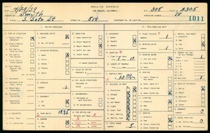 WPA household census for 514 SO SOTO STREET, Los Angeles