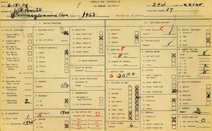 WPA household census for 1963 PENNSYLVANIA, Los Angeles