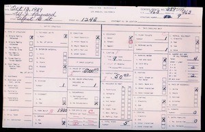 WPA household census for 1243 W 13TH, Los Angeles County