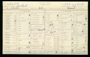 WPA household census for 651 CLOVER ST, Los Angeles