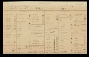 WPA household census for 232 N BREED ST, Los Angeles