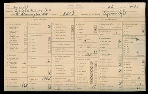 WPA household census for 850 EAST KENSINGTON ROAD, Los Angeles
