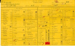WPA household census for 618 W 4TH, Los Angeles