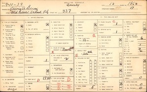 WPA household census for 337 Old River School Road, Los Angeles County