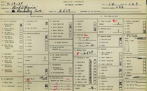WPA household census for 2519 BERKELEY, Los Angeles