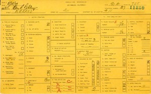 WPA household census for 411 N GRAND, Los Angeles
