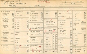 WPA household census for 2427 HOPE, Los Angeles County