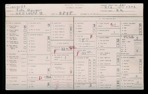 WPA household census for 2848 S KERCKHOFF STREET, Los Angeles County