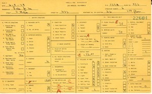 WPA household census for 433 S HOPE, Los Angeles