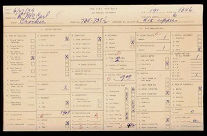 WPA household census for 735 CROCKER, Los Angeles