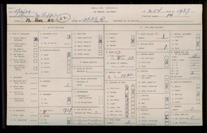 WPA household census for 355 1/2 N 22ND AVENUE, Los Angeles