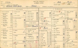 WPA household census for 1329 SILVER LAKE BLVD, Los Angeles