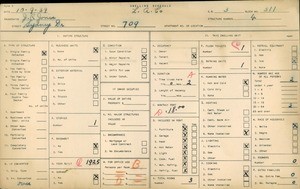 WPA household census for 709 SYDNEY DR, Los Angeles County