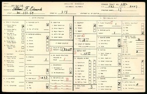 WPA household census for 319 WEST 111TH STREET, Los Angeles County