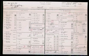 WPA household census for 1025 W 59TH STREET, Los Angeles County
