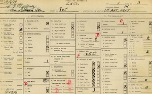 WPA household census for 805 N DITMAN