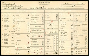 WPA household census for 1409 1/2 E 20TH ST, Los Angeles