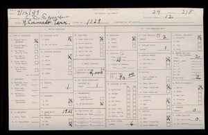 WPA household census for 1129 N CORONADO TERR, Los Angeles
