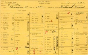 WPA household census for 1702 LEMOYNE, Los Angeles