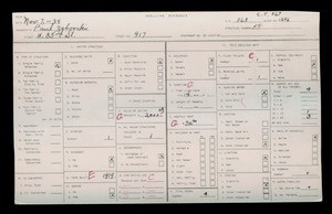 WPA household census for 917 W 83RD ST, Los Angeles County