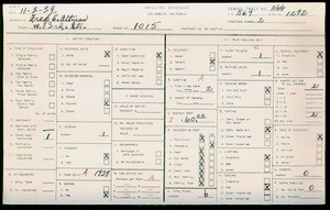 WPA household census for 1015 W 83 ST, Los Angeles County