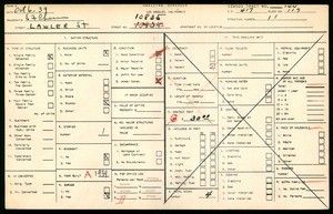 WPA household census for 10835 LAWLER STREET, Los Angeles County
