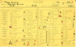 WPA household census for 524 ORD, Los Angeles