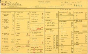 WPA household census for 453 N GRAND, Los Angeles