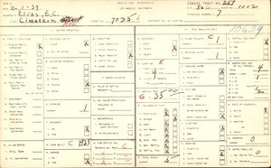 WPA household census for 7035 CIMARRON AVE, Los Angeles County