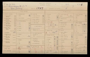 WPA household census for 1337 DELONG, Los Angeles
