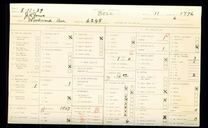 WPA household census for 6245 WOODWARD AVENUE, Bell, Los Angeles County