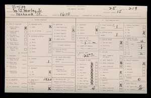 WPA household census for 1610 MOHAWK STREET, Los Angeles