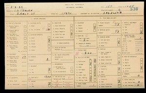 WPA household census for 113 E 1ST, Los Angeles