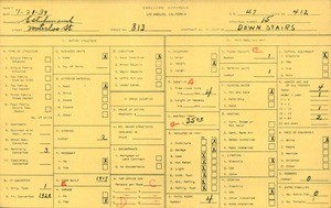 WPA household census for 813 WATERLOO STREET, Los Angeles