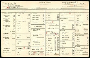 WPA household census for 219 East 82nd Place, Los Angeles County