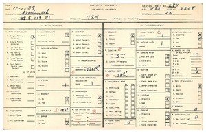 WPA household census for 724 EAST 118TH PLACE, Los Angeles County