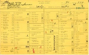 WPA household census for 642 N CASTELAR, Los Angeles
