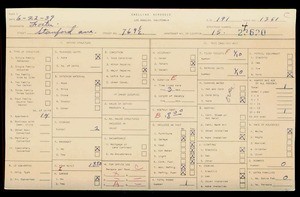 WPA household census for 769 STANFORD, Los Angeles