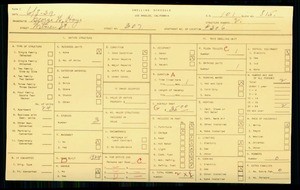 WPA household census for 307 WITMER ST, Los Angeles