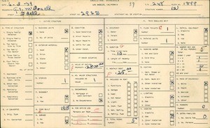 WPA household census for 2922 IDELL, Los Angeles