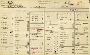 WPA household census for 509 CALIFORNIA, Los Angeles