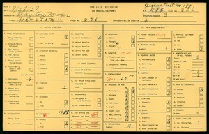 WPA household census for 235 HORIZON, Los Angeles County