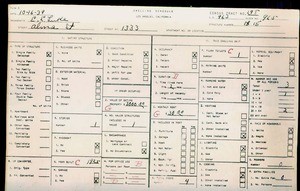 WPA household census for 1333 S ALMA, Los Angeles County