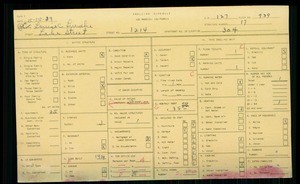 WPA household census for 1214 S LAKE STREET, Los Angeles