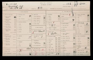 WPA household census for 937 W 18TH ST, Los Angeles