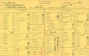 WPA household census for 625 WILSHIRE BLVD, Los Angeles