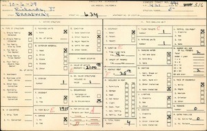 WPA household census for 634 BROADWAY, Los Angeles County