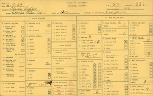 WPA household census for 1015 NORTH BONNIE BREA STREET, Los Angeles