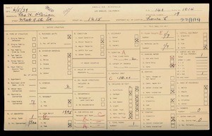 WPA household census for 1215 W 9TH, Los Angeles