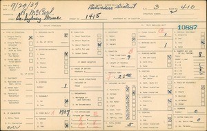 WPA household census for 1415 S SYDNEY DR, Los Angeles County